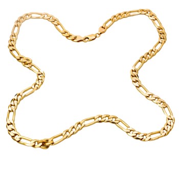 9ct gold 39.2g 23 inch figaro Chain